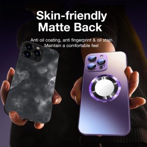 Sanptoch Magnetic Matte Phone Case For iPhone 14
